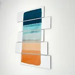 Minimal Blue With Sunset View In