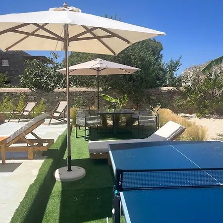 Minimal Blue With Sunset View In Páros