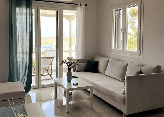 Minimal Blue With Sunset View In * Páros