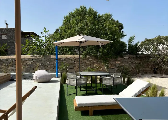 Minimal Blue With Sunset View In * Páros