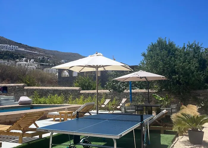 Minimal Blue With Sunset View In * Páros