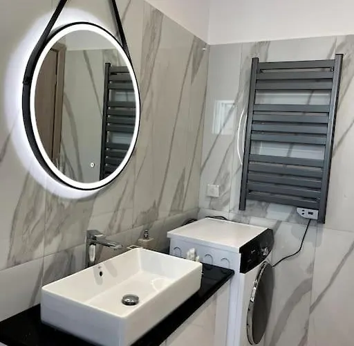 Minimal Blue With Sunset View In